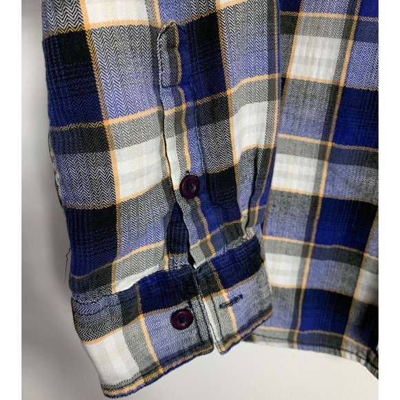 Mambo Australia Plaid Shirt Men’s L Casual Cotton Cargo Flip Cuffs - Picture 5 of 15